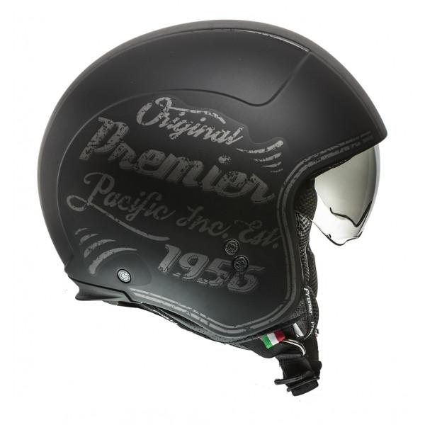 Casco jet Premier OPEN FACE ROCKER OR 9 BM CON INTERNI SFODERABILI E LAVABILI MINI JET PREMIER ROCKER OR 9 BM