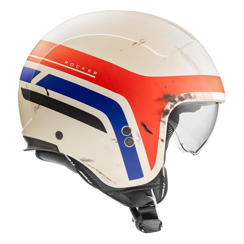 CASCO JET Moto OPEN FACE Helmet Visiera Corta Premier ROCKER ON 1 BM PREMIER ROCKER ON 1 BM