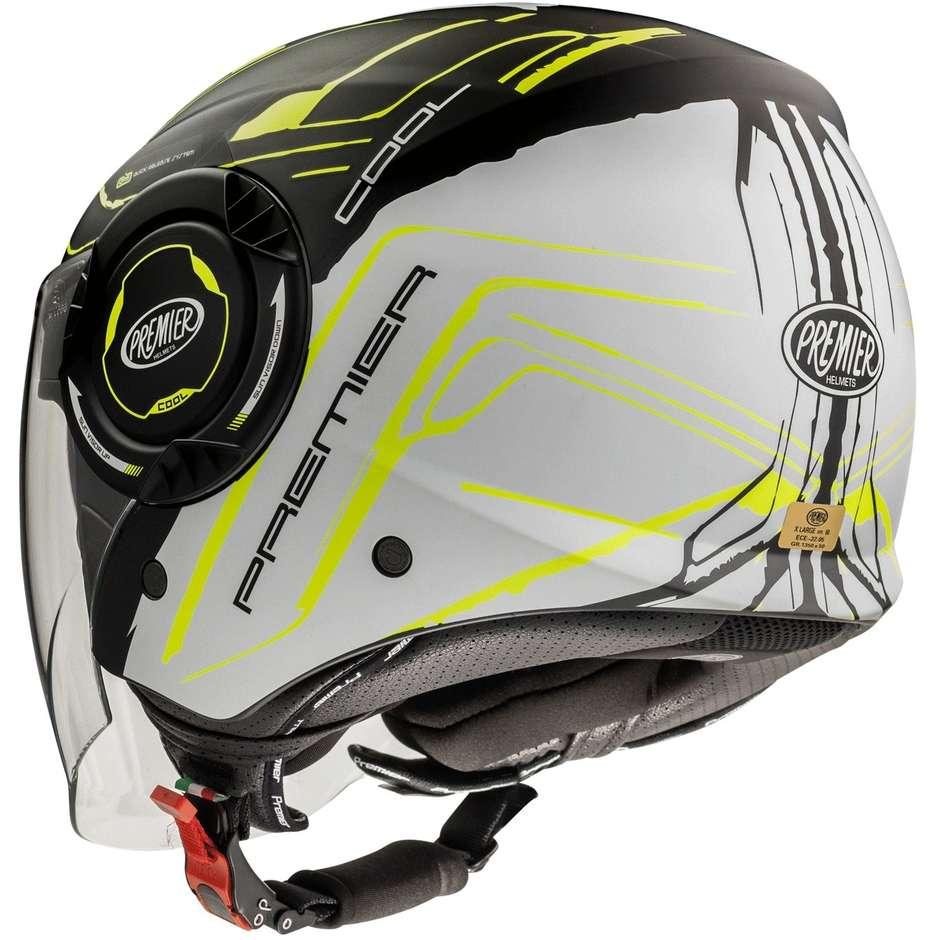 Casco Jet Moto Visiera Lunga Protezione UV Premier Cool Evo NT Y8 BM PREMIER COOL EVO NT Y8 BM