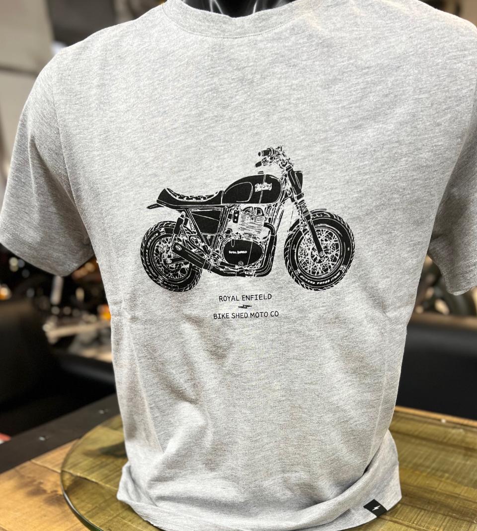 T-shirt Classic Royal Enfield T-SHIRT CLASSIC INVERSE GREY