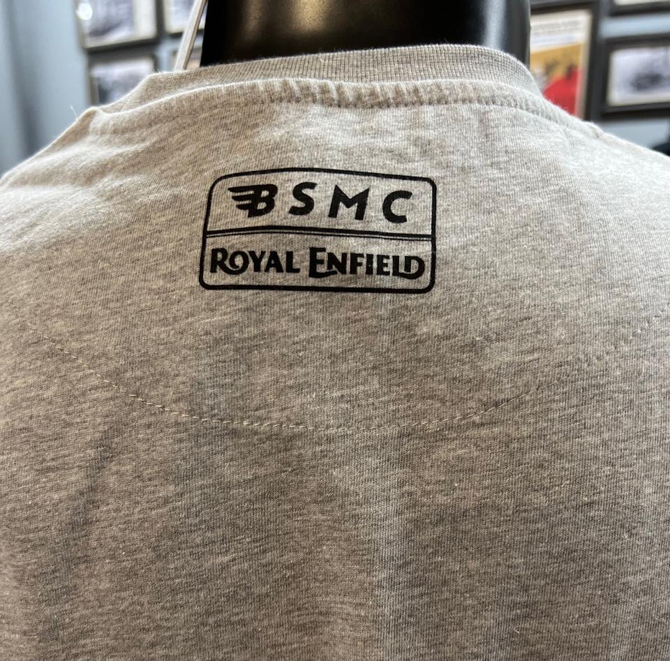 T-shirt Classic Royal Enfield T-SHIRT CLASSIC INVERSE GREY