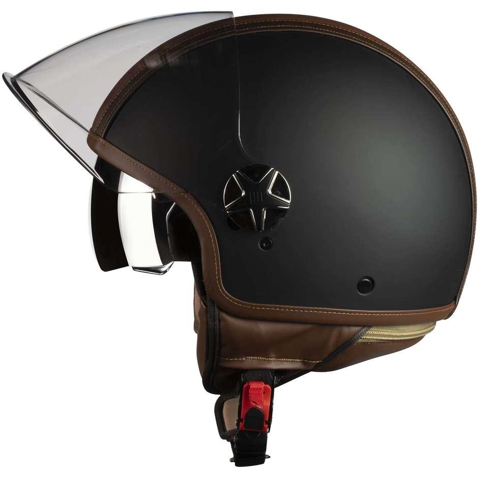 Casco Jet Doppia Visiera Motocubo Top Cube Motocubo Top Cube pelle