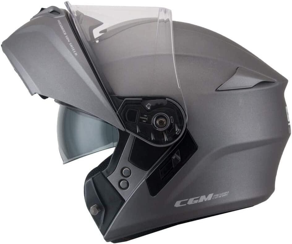 Casco Moto 508G DRESDA Rosso Opaco 508A Nero Opaco CGM MODULARE