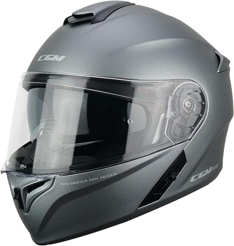Casco Moto 508G DRESDA Rosso Opaco 508A Nero Opaco CGM MODULARE