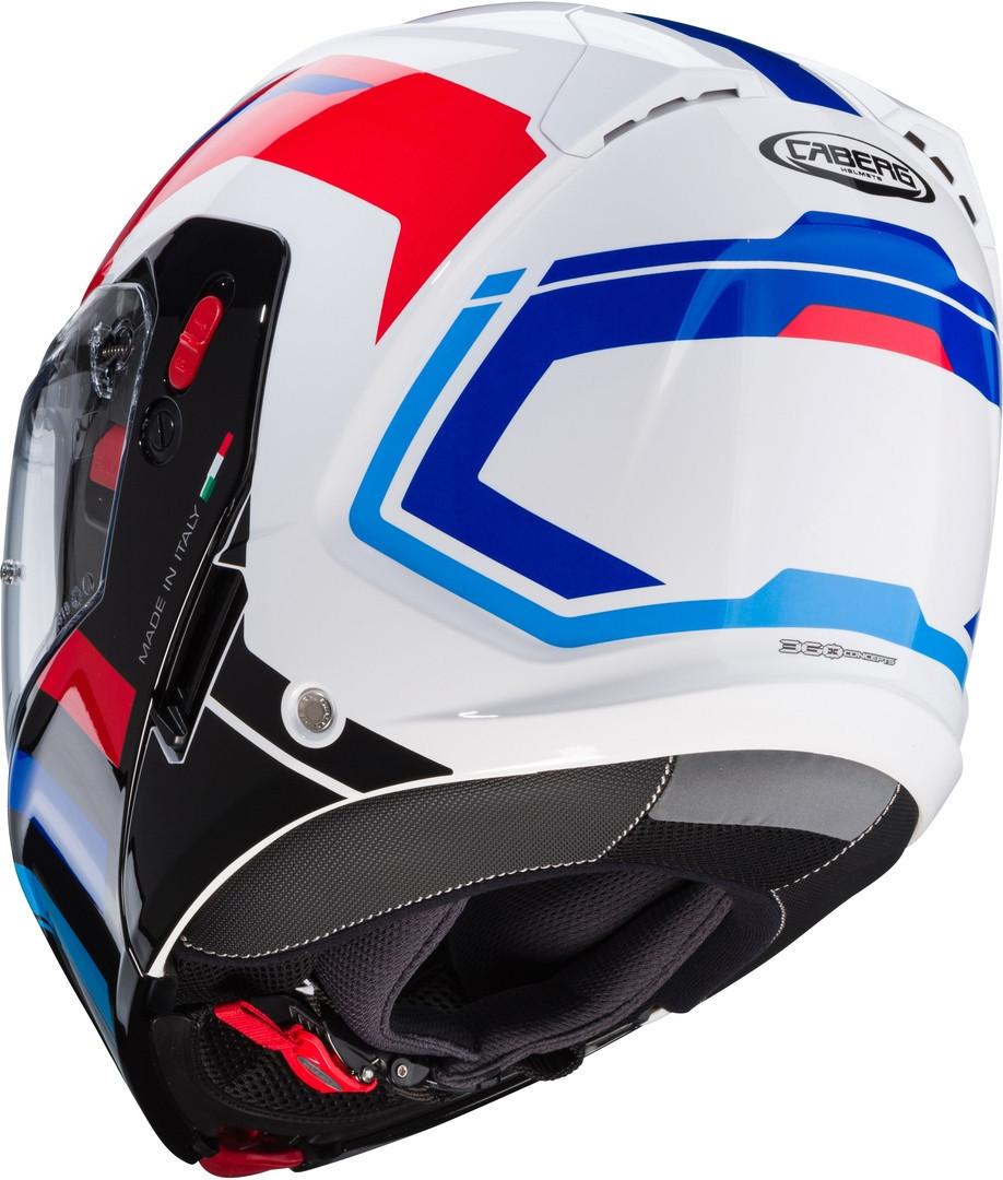 CASCO APRIBILE/MODULARE Caberg CABERG HORUS X ROAD  BIANCO/ROSSO/BLU/AZZURRO