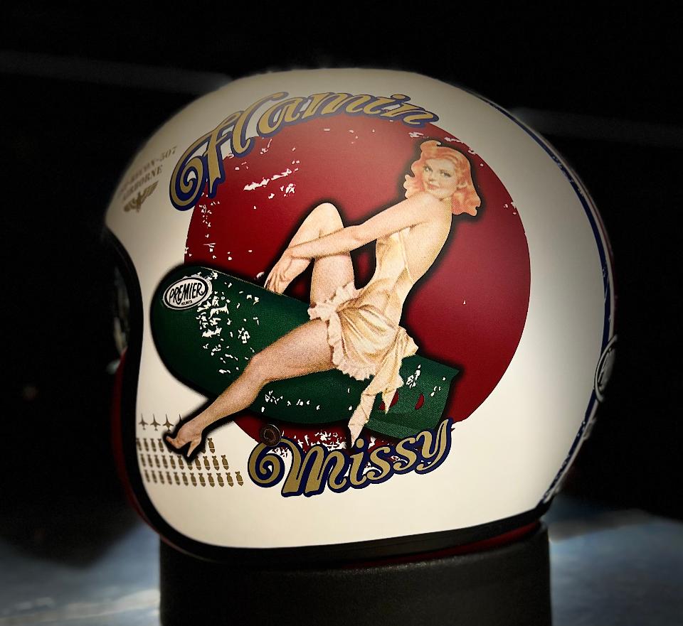 CASCO MODELLO VINTAGE PREMIER PIN UP 8 BM