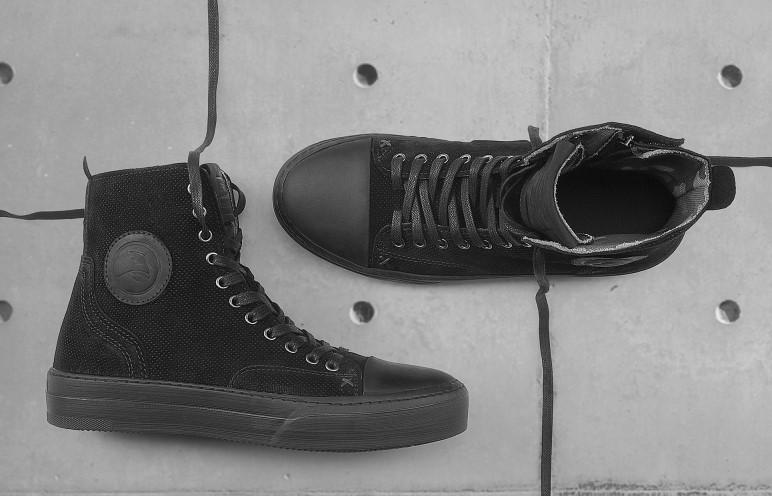 Scarpe moto con protezione Falco Lennox 2 nero falco Lennox 2 nero