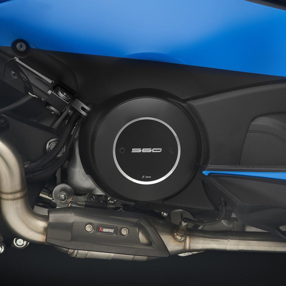 Cover carter destra in alluminio per t-max 2022-2024 RIZOMA