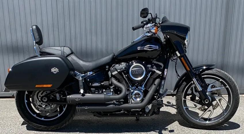 Scarico 2 in 2  modello Big Short per Harley davidson sport glide  2021-up euro 5 MCJ Harley Davidson sport glide euro 5 dal 2021 up