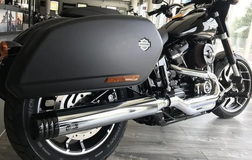 Scarico marmitta slip-on sonorità  variabile  omologato euro 5   diametro 100 Harley Davidson MCJ Harley Davidson sport glide euro 5 dal 2021 up