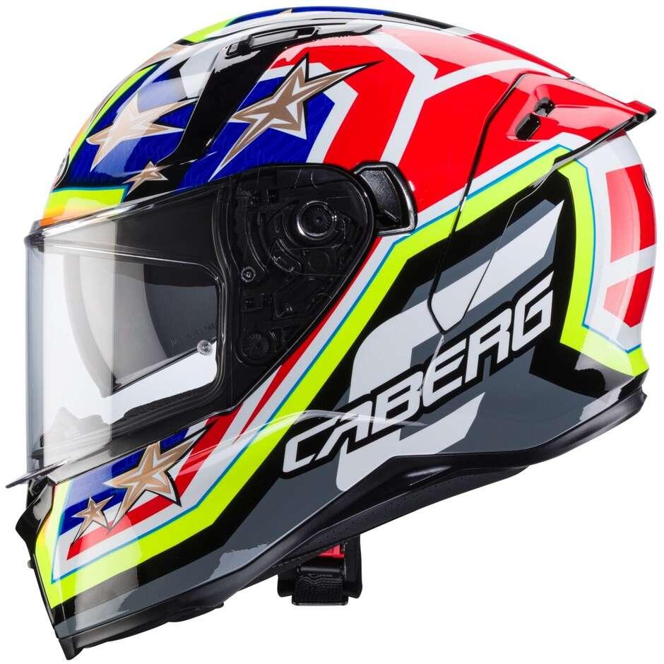 Casco Moto Integrale Caberg AVALON X TRACK Nero Giallo Fluo Rosso Fluo Blu caberg avalon x track