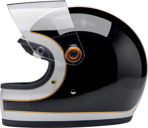 HELMET GRINGO WH/BLK CASCO BITWELL BIANCO E NERO LUCIDO BITWELL GRINGO