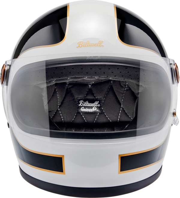 HELMET GRINGO WH/BLK CASCO BITWELL BIANCO E NERO LUCIDO BITWELL GRINGO