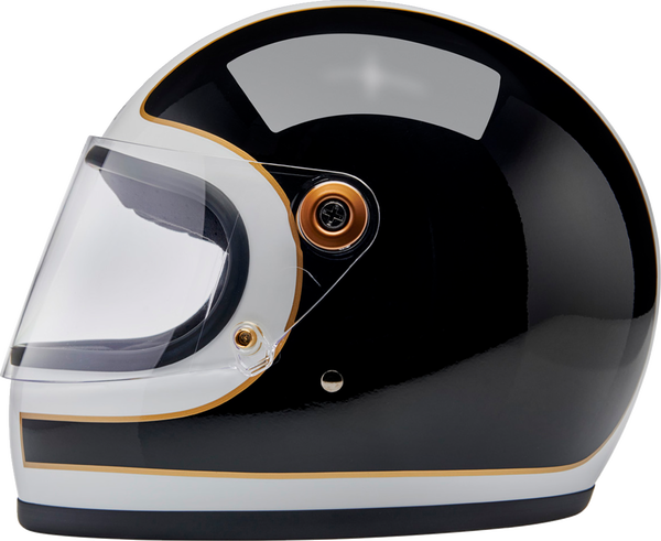 HELMET GRINGO WH/BLK CASCO BITWELL BIANCO E NERO LUCIDO BITWELL GRINGO