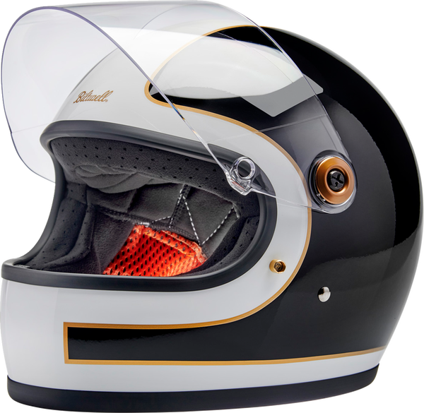 HELMET GRINGO WH/BLK CASCO BITWELL BIANCO E NERO LUCIDO BITWELL GRINGO