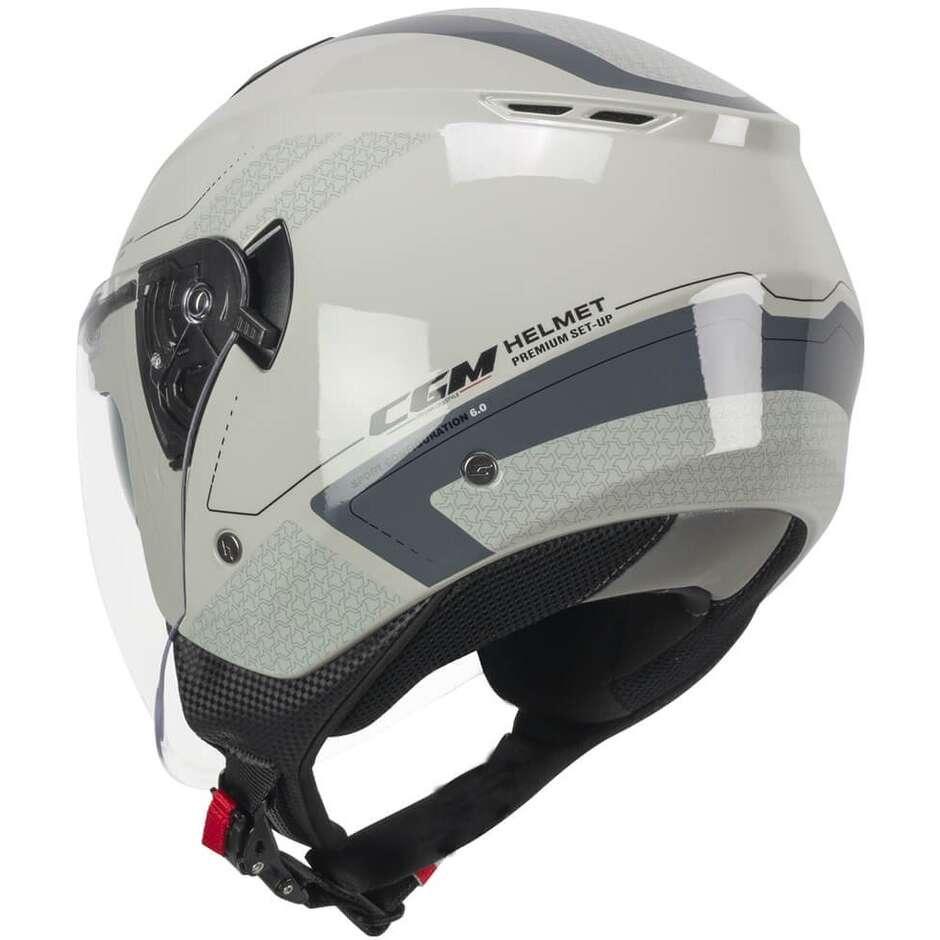 Casco Moto Jet CGM 126G IPER CITY Grigio Bigio cgm 126g iper city