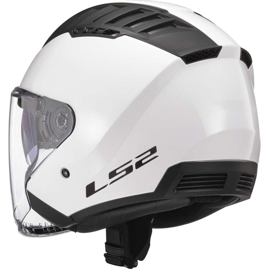 Casco Moto Jet Ls2 OF600 COPTER II Bianco Lucido ls2 copter 2