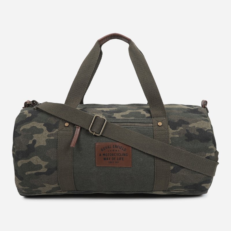 BORSA CAMO DUFFLE OLIVE ROYAL ENFIELD ROYAL ENFIELD BORSA CAMO DUFFLE OLIVE