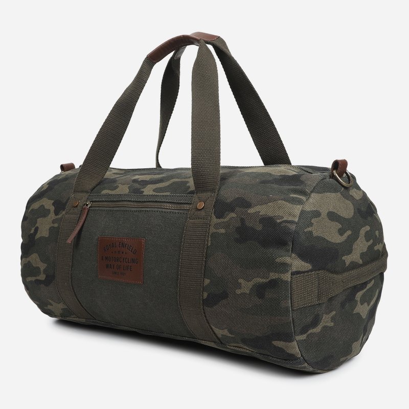 BORSA CAMO DUFFLE OLIVE ROYAL ENFIELD ROYAL ENFIELD BORSA CAMO DUFFLE OLIVE