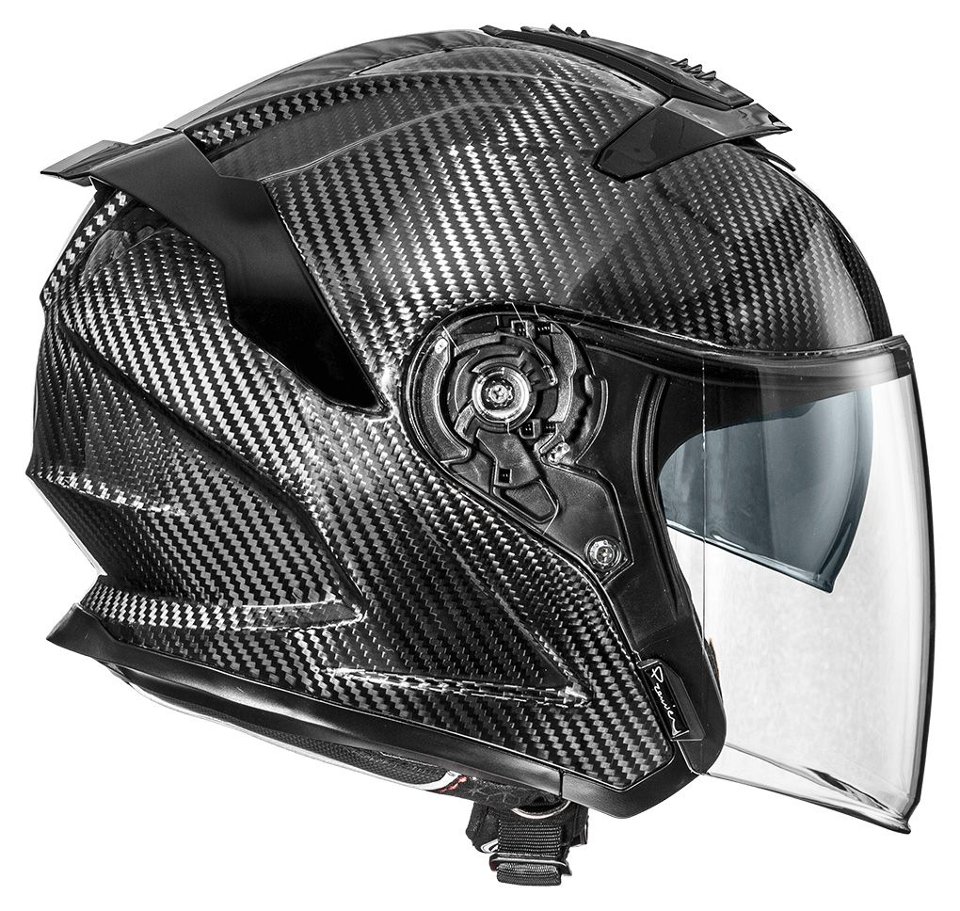 Casco Jet con visiera in Carbonio PREMIER JT5 CARBON