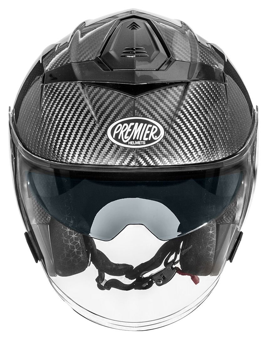 Casco Jet con visiera in Carbonio PREMIER JT5 CARBON