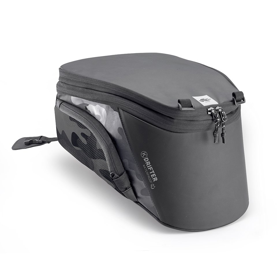 Borsa da serbatoio waterproof 10 lt. con sistema brevettato a sgancio rapido TANKLOCK kappa DR101