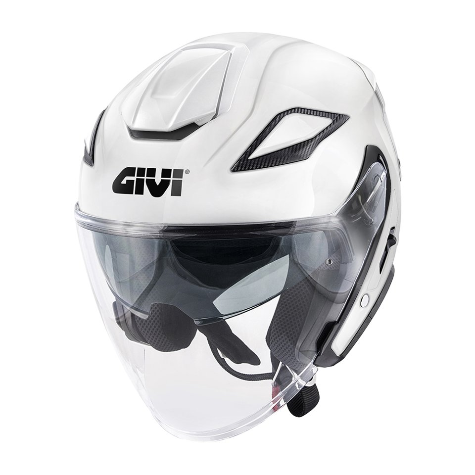 CASCO JET FIBRA X29 BIANCO LUCIDO GIVI X29 BASIC