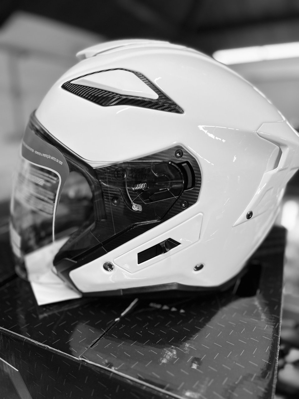 CASCO JET FIBRA X29 BIANCO LUCIDO GIVI X29 BASIC
