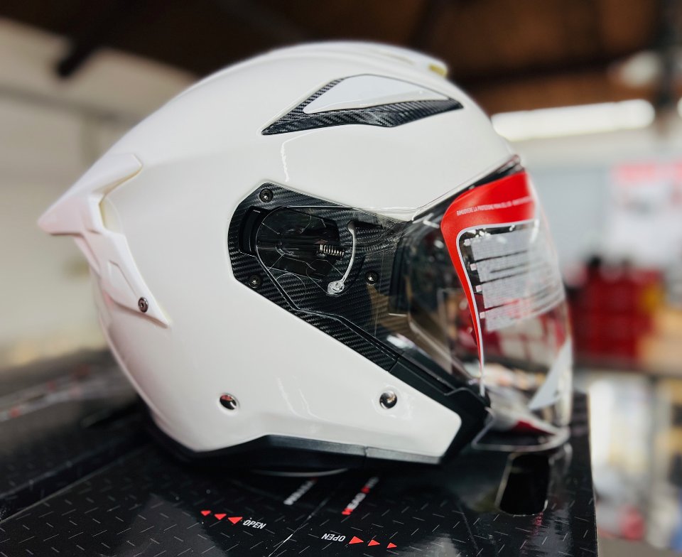 CASCO JET FIBRA X29 BIANCO LUCIDO GIVI X29 BASIC
