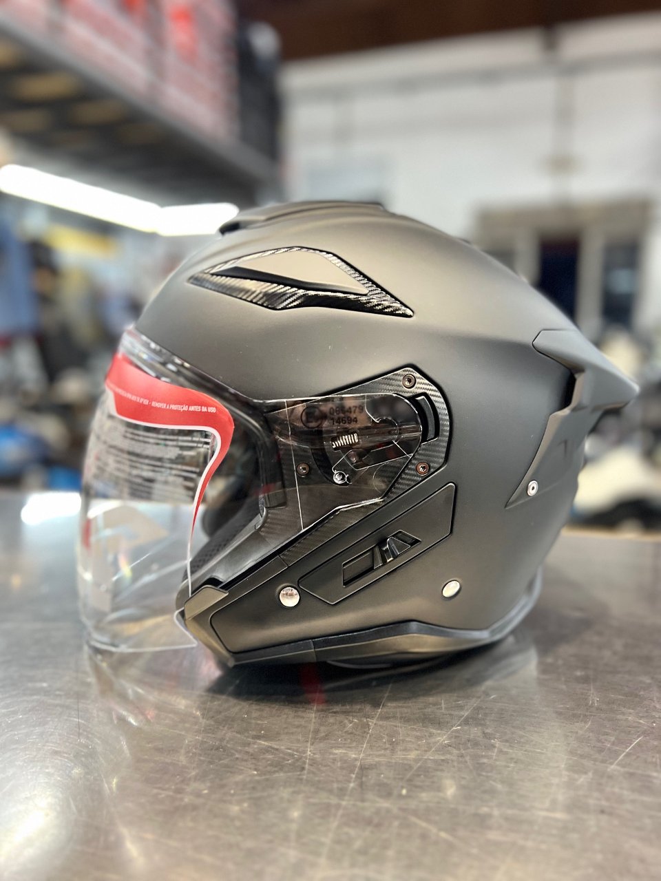 CASCO JET FIBRA X29 GIVI X29 BASIC NERO OPACO