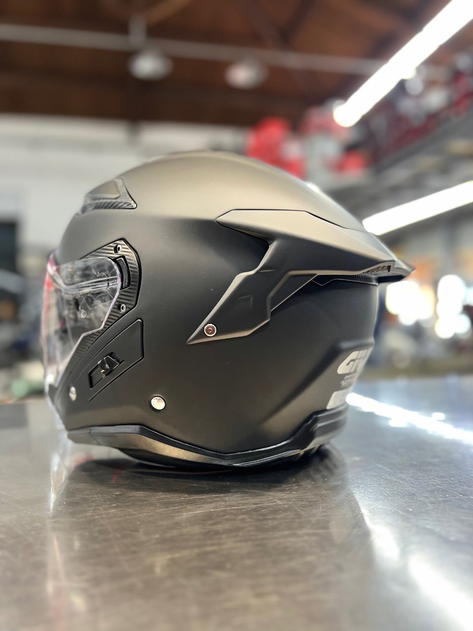 CASCO JET FIBRA X29 GIVI X29 BASIC NERO OPACO
