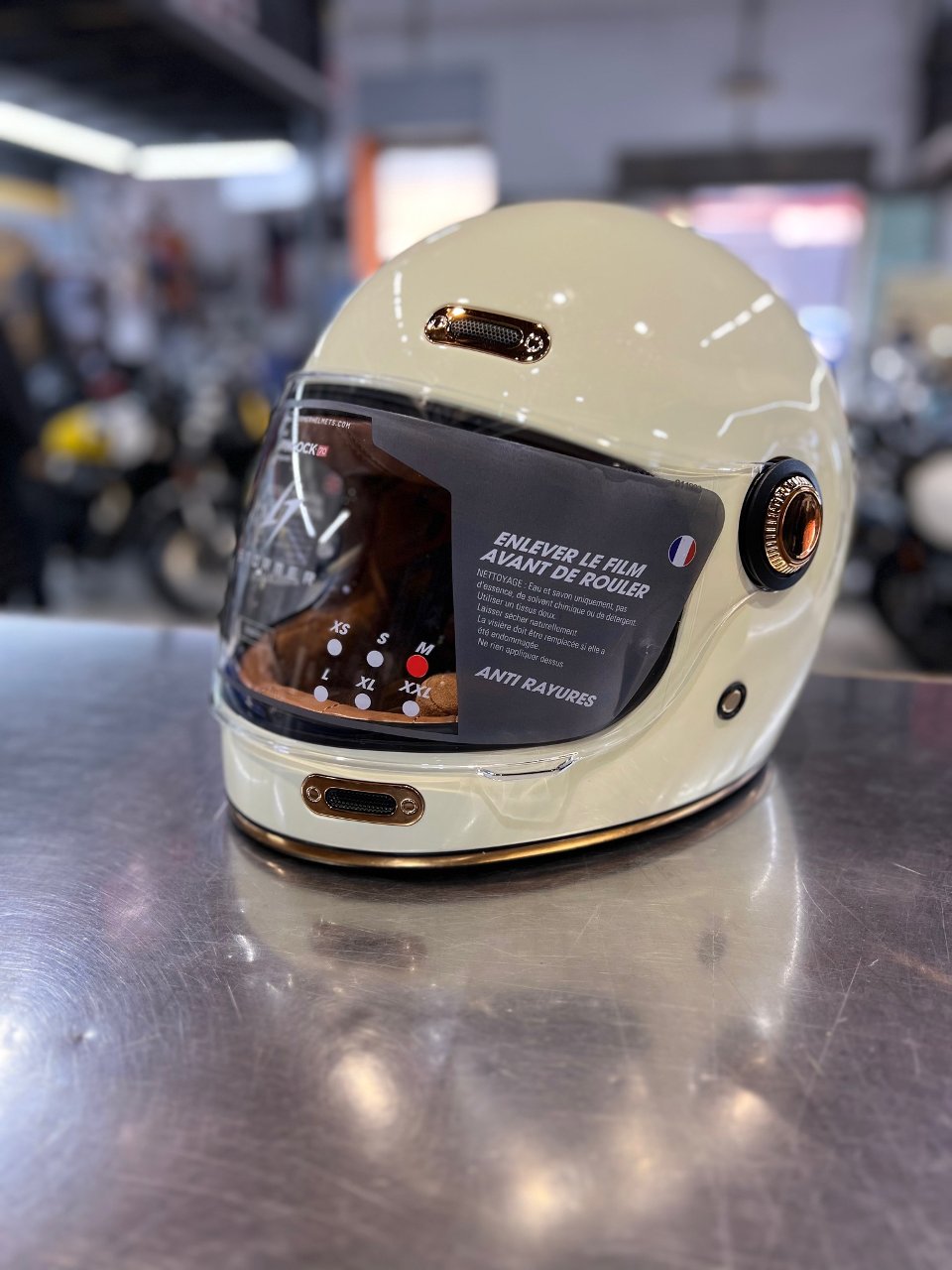 Casco integrale vintage retro stormer vintage