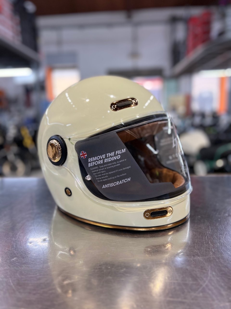 Casco integrale vintage retro stormer vintage