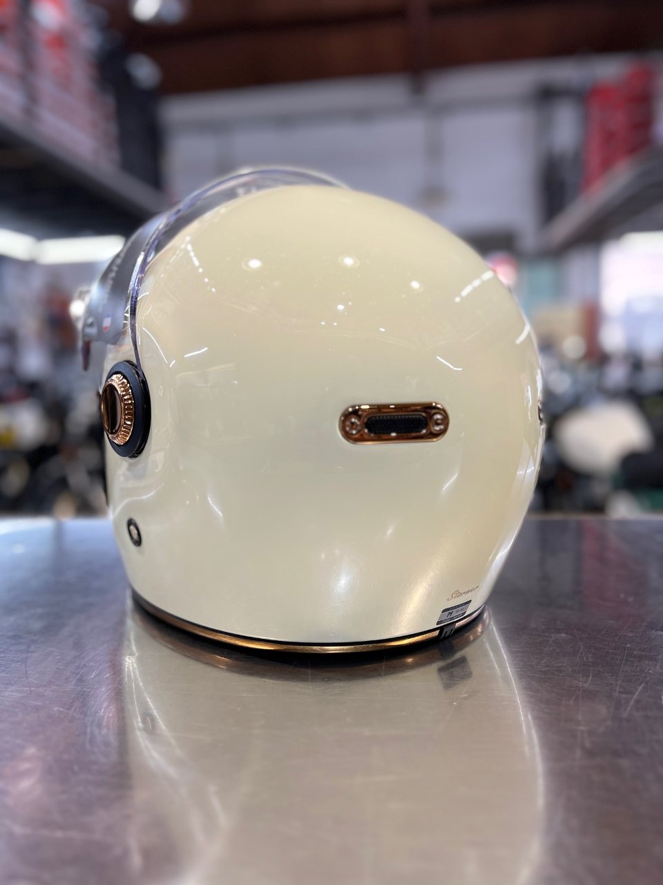 Casco integrale vintage retro stormer vintage