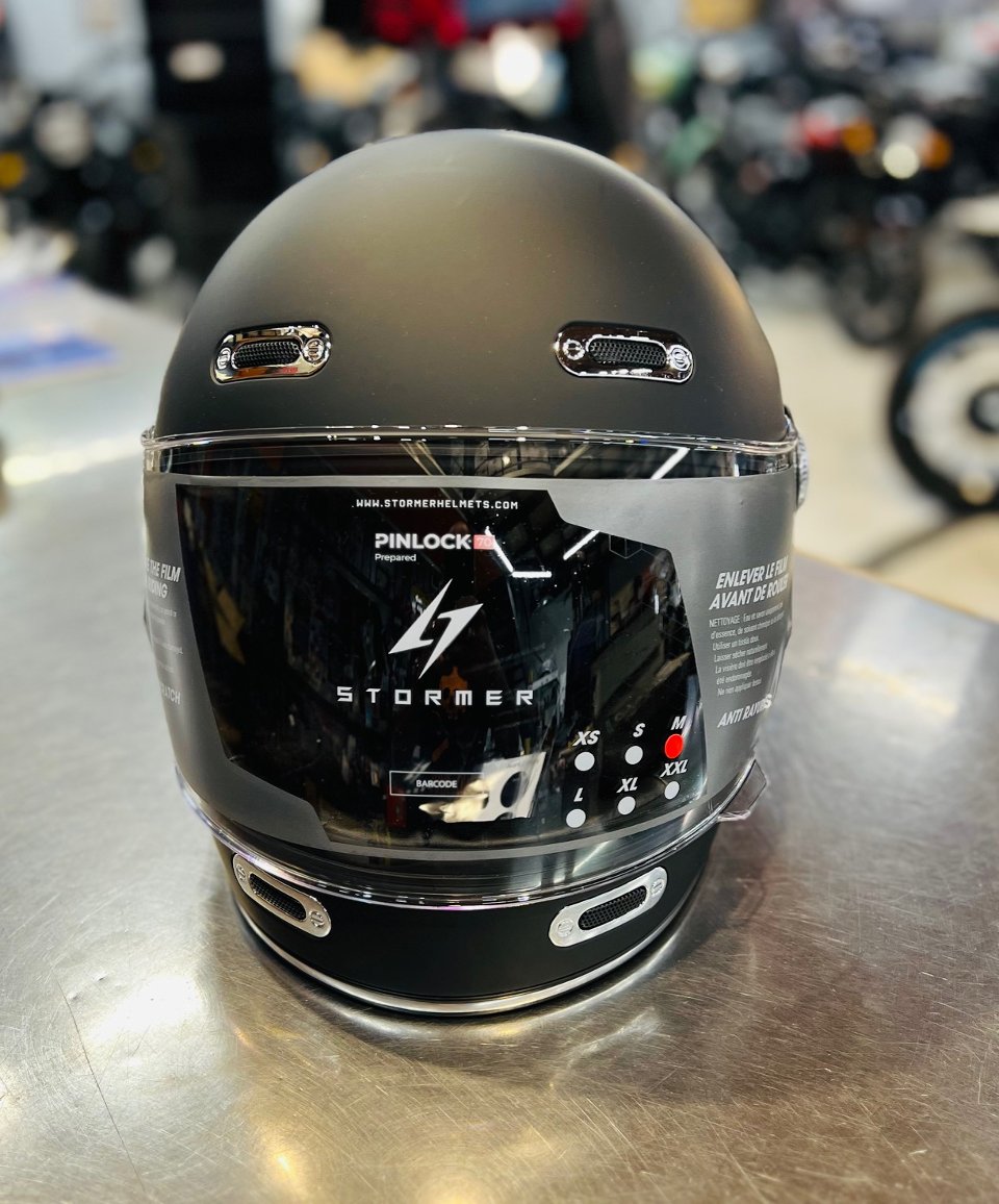 Casco integrale vintage retro stormer vintage