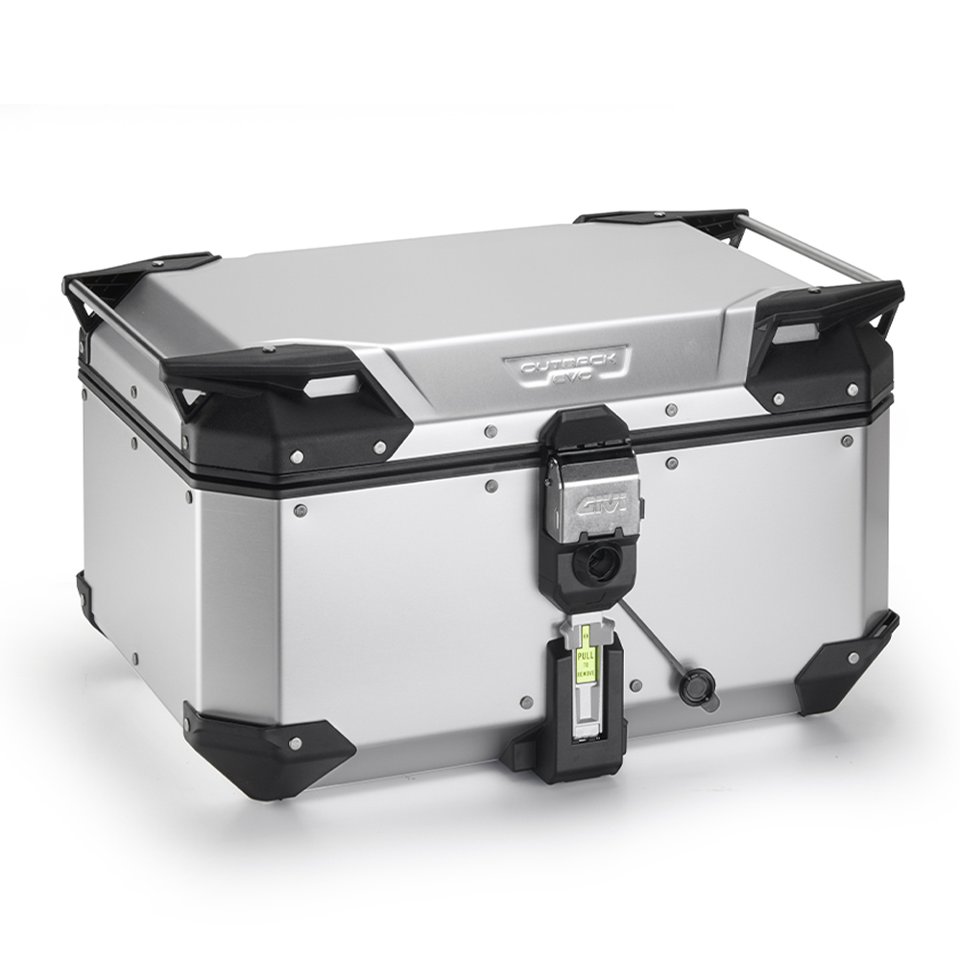 Bauletto valige  per moto in alluminio GIVI TREKKER OUTBACK EVO SMART 58 ANODISED