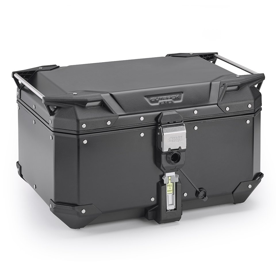 Bauletto valige  per moto in alluminio GIVI TREKKER OUTBACK EVO SMART 58 ANODISED
