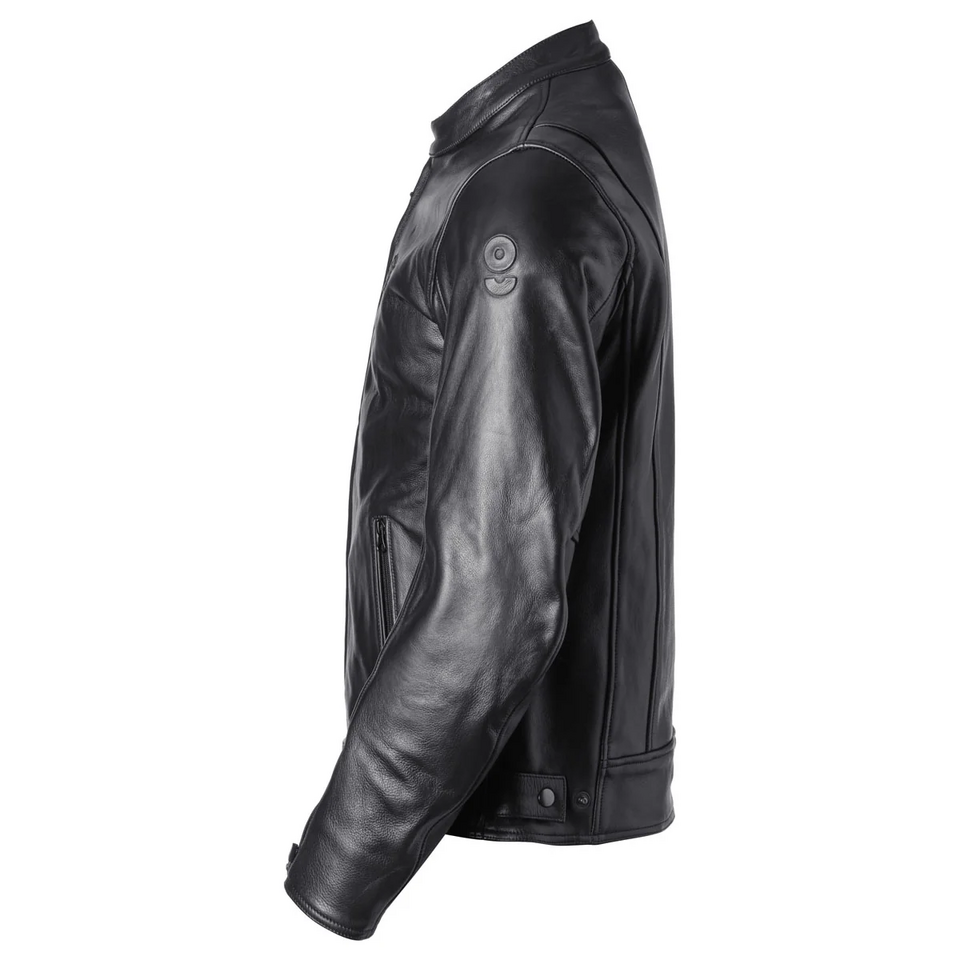 Giacca in pelle  moto con protezioni GMS The Roland Stones"
