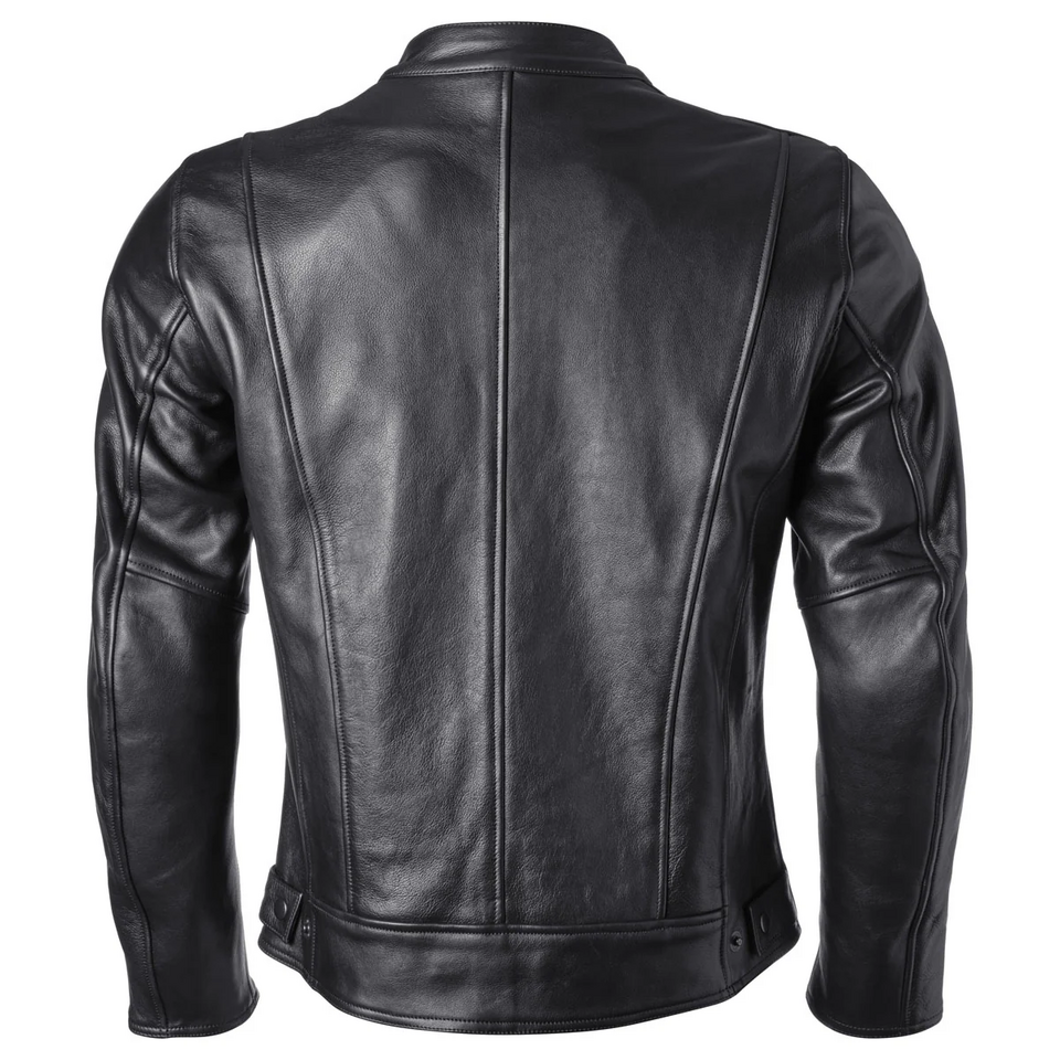 Giacca in pelle  moto con protezioni GMS The Roland Stones"