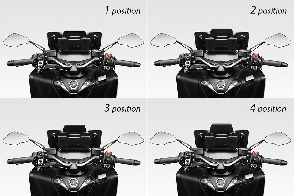 Cupolino "Owl's Head" 4 position deflector DPM  MOTO YAMAHA T-MAX 560 2025