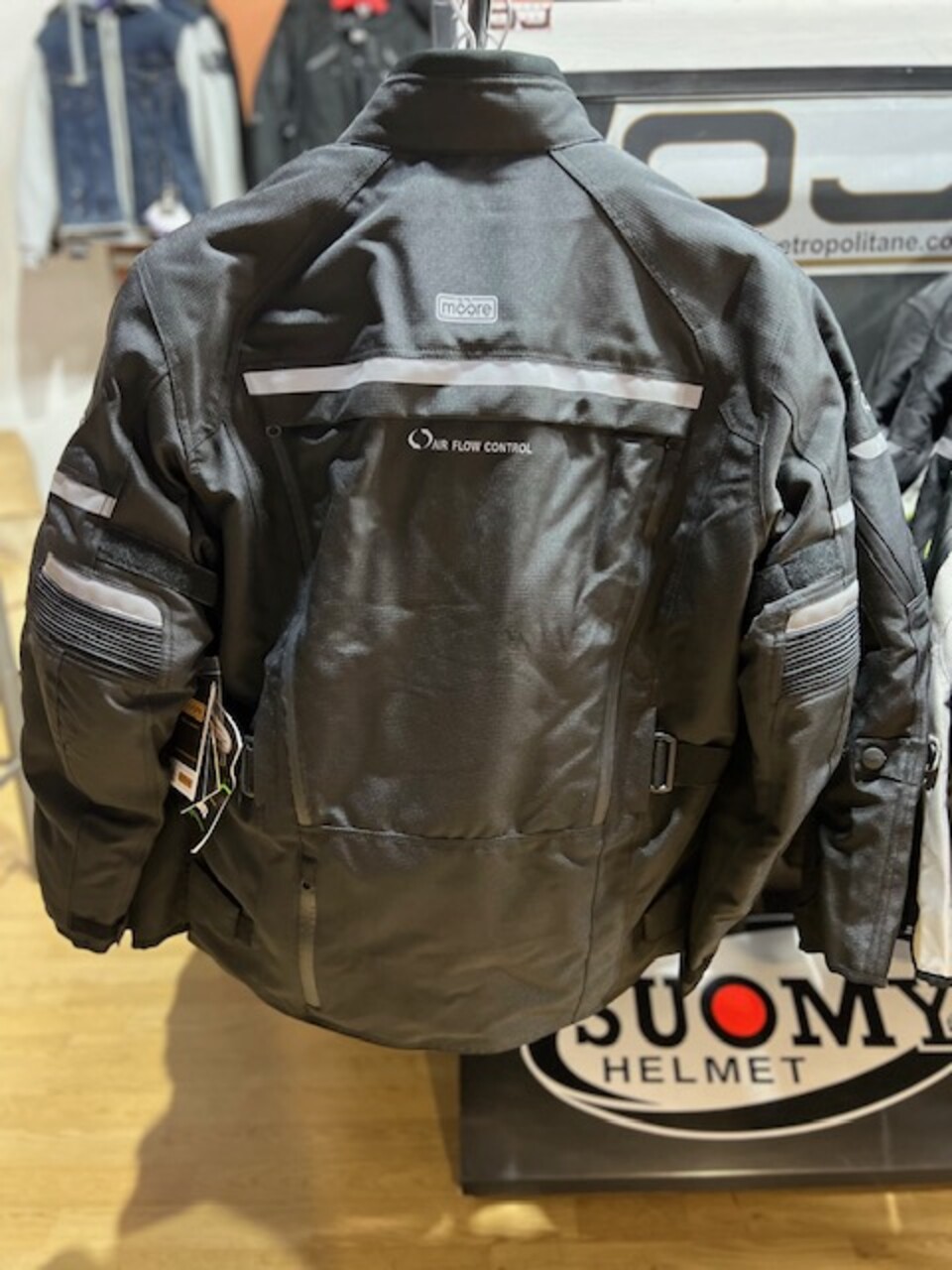 Giacca Moto uomo con protezioni MOORE Okami Pro  nero