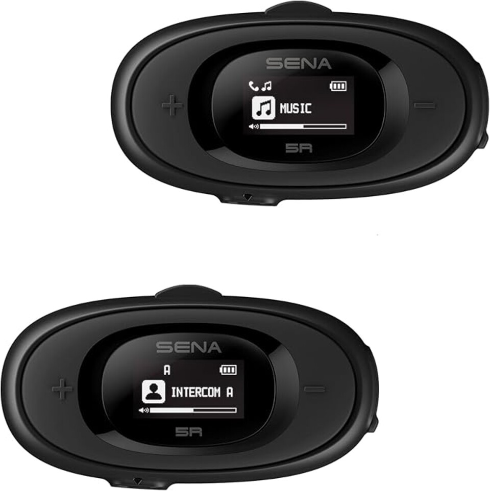 Sistema interfono Sena sena 5R Sistema interfono Bluetooth a 2 vie con altoparlanti HD