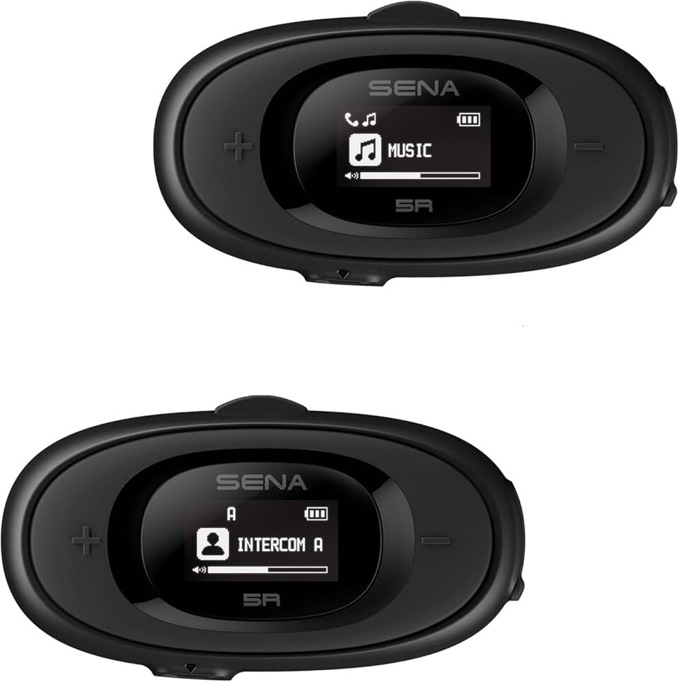 Sistema interfono Sena sena 5R Sistema interfono Bluetooth a 2 vie con altoparlanti HD