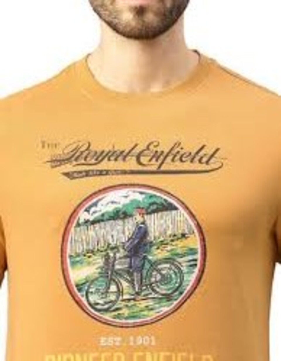 Maglietta  Motociclista ROYAL ENFIELD PIONEER TS MUSTARD