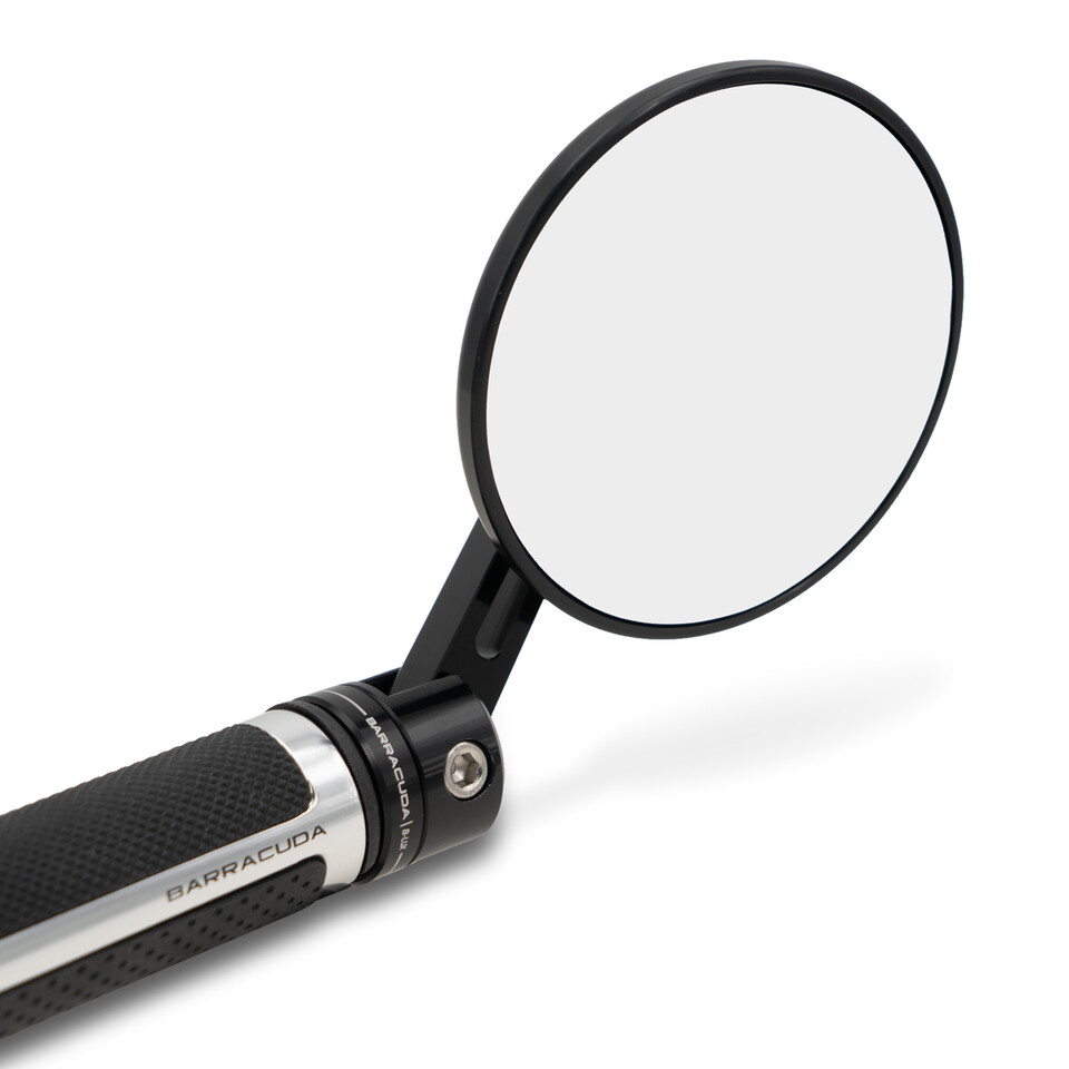 SPECCHIETTI RETROVISORI DA MANUBRIO PER CAFE RACER  Omologato barracuda SKIN BAR SN  END B-LUX