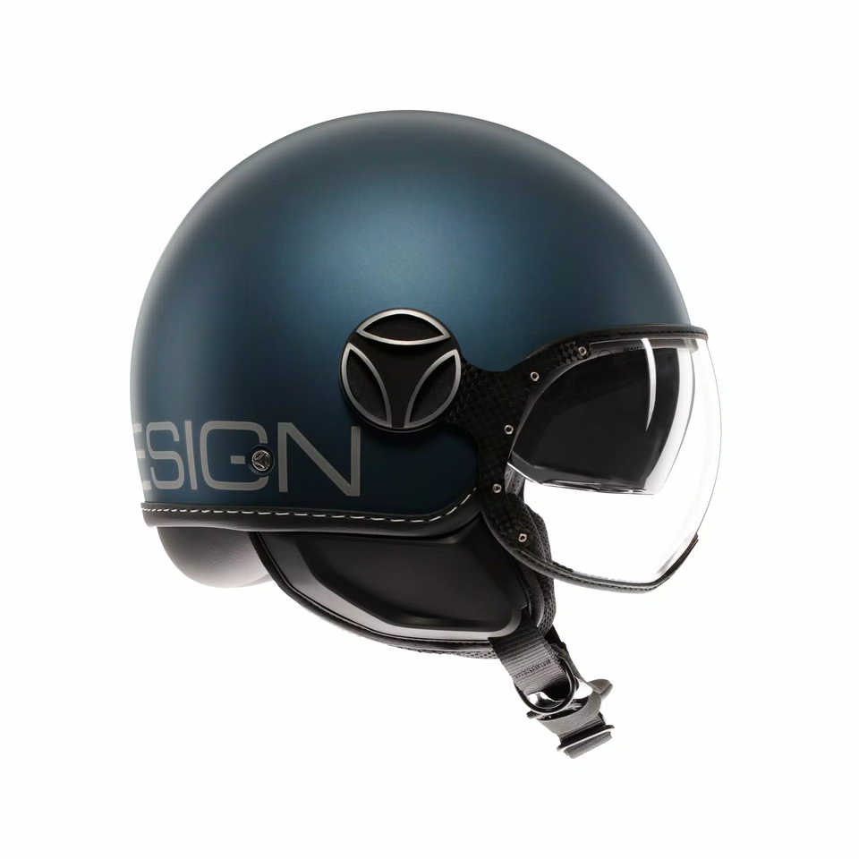 casco Momodesign  Jet con doppia visiera MOMODESIGN FGTR EVO AVIO OPACO / ARGENTO - CASCO JET CON DOPPIA VISIERA