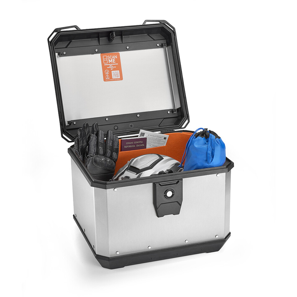 BAULETTO MOTO  MONOLOCK 50LT ALLUMINIO kappa KMX500