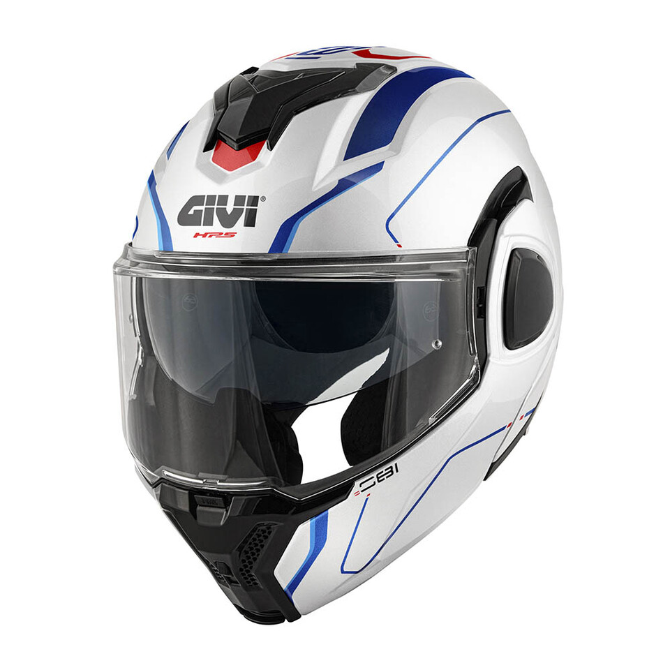 Casco modulare convertibile GIVI newX36 FIBER PULSE Casco modulare in fibra di vetro