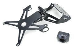 Porta Targa Kit Yamaha MT09-FZ09 2017/2020 DE PRETTO MOTO Acciaio FE360 Tagliato a Laser Verniciato a Polvere