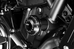 TAMPONI PARAMOTORE IN ALLUMINIO PER MOTO  DE PRETTO MOTO Yamaha MT07 TRACER 2017-2019